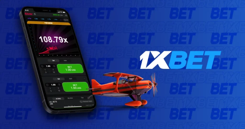 Aviator instant betting game in app from 1xBet Cambodia