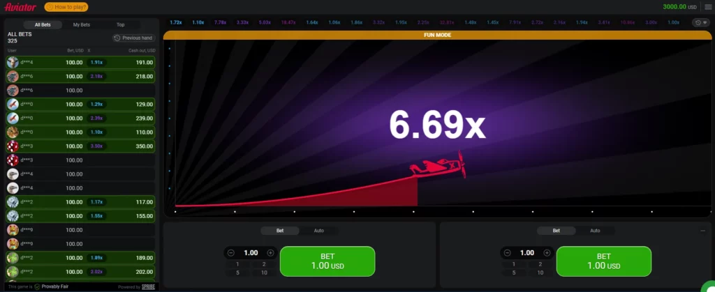 Playing Demo-Version of Aviator game at 1xBet Cambodia
